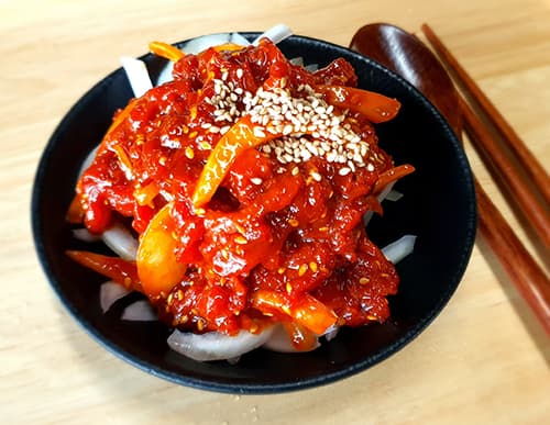 육회 한 접시